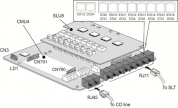 Плата ERICSSON LG, eMG80-CS416  (4 внешних аналоговых и 16 внутренних аналоговых линий)