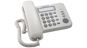 Телефон аналоговый Panasonic KX-TS2352CAW (белый)