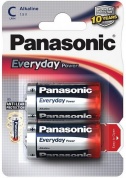 Батарейка Panasonic, Everyday Power, LR14EPS/2BP тип C, 1.5V (блистер - 2 шт)