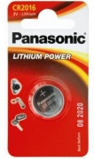 Батарейка Panasonic, LITHIUM Power, CR-2016EL/1B, 3V (блистер - 1 шт)