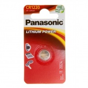 Батарейка Panasonic, LITHIUM Power, CR-1220EL/1B, 3V  (блистер - 1 шт)