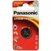 Батарейка Panasonic, LITHIUM Power, CR-2032EL/1B, 3V  (блистер - 1 шт)