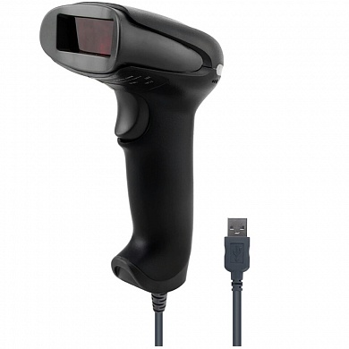 Сканер штрих-кода NETUM NT-2012, проводной, 1D, USB, черный