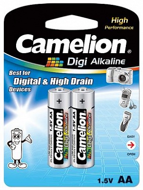 Батарейка CAMELION, Digi Alkaline, LR6-BP4DG, тип АА, 1.5V, (блистер - 4 шт)