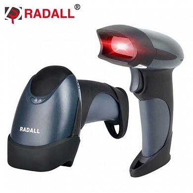 Сканер штрих-кода RADALL RD-M1, проводной, 1D, USB, черный