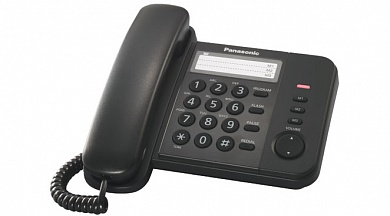 Телефон аналоговый Panasonic KX-TS2352CAB (черный)