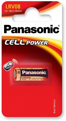 Батарейка Panasonic, Alkaline Power, LRV08L/1BE, 12V  (блистер - 1 шт)