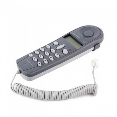 Трубка телефонная тестовая CHINO-E C019 HCD6238(20), ЖК-дисплей, Caller IDRJ-11/KRONE PLUS/крокодилы