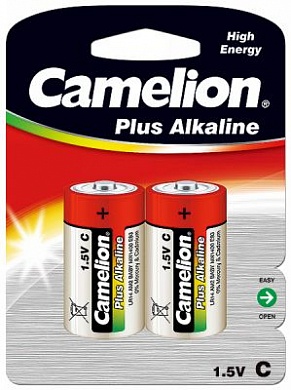 Батарейка CAMELION, Plus Alkaline, LR14-BP2, тип C, 1.5V (блистер - 2 шт.)