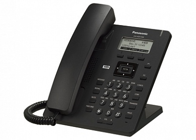 IP-телефон Panasonic KX-HDV100RUB, 1хLAN, 1xSIP, HD звук, БП в комплекте, цвет черный