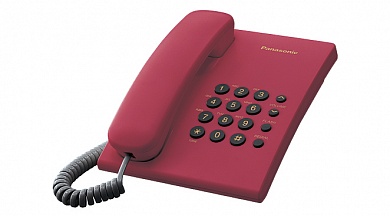 Телефон аналоговый Panasonic KX-TS2350CAR (красный)
